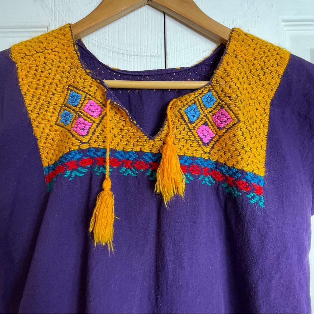 ⭐️FREE WITH PURCHASE⭐️ 
Handmade Embroidered Top